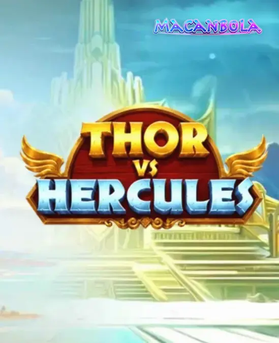 Tampilan visual slot Thor vs Hercules dengan latar belakang mitologi yang epik.